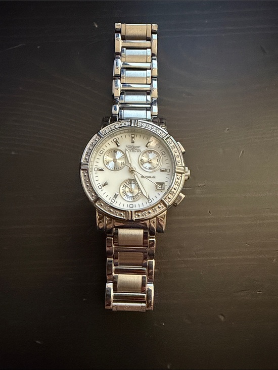 Invicta Jewelry - Invicta Silver Women's Bracelet Chronograph Watch